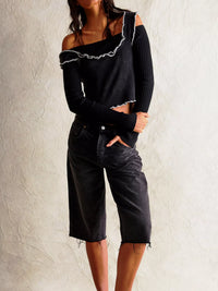 Lettuce Trim Square Neck Tank