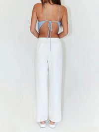 Tie Back Sleeveless Tank Top