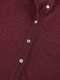 Button Up Shirt with Scarf