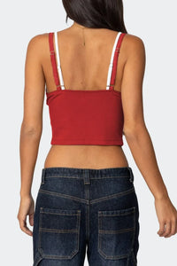 Lace Detail V-Neck Cami
