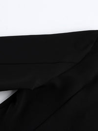 Ruched Surplice Long Sleeve Dress