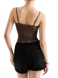 Lace Trim Cami Top