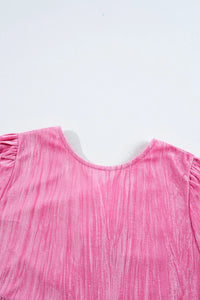 Tiered Flounce Sleeve Mini Dress