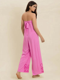 Wide Leg Tube Jumpsuit