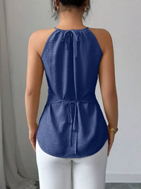Halter Neck Crisscross Cami