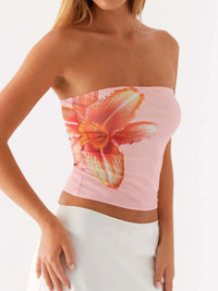 Flower Tube Top