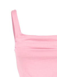 Ruched Square Neck Tank