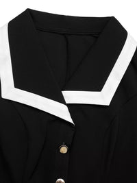 Sleeveless Button-Front Dress