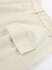 Button Up Vest and Shorts Set