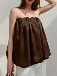 Bubble Hem Tube Top