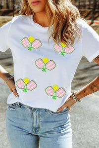 Sequin Pickleball Short Sleeve Tee