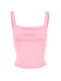 Ruched Square Neck Tank