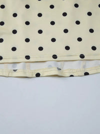 Polka Dot Sweetheart Neckline Tank Top